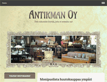 Tablet Screenshot of antikman.fi